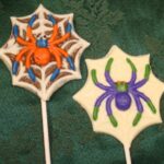 Large Chocolate Spider Web with Spider