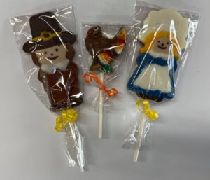 Chocolate Pilgrim Pops