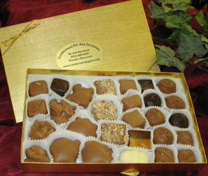 Chewy and Crispy Boxed Chocolates