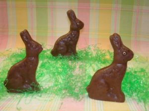 Chocolate Sitting Bunny