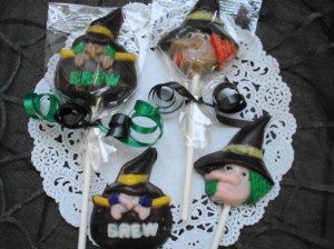 Chocolate Witch Pops