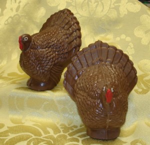 Medium 3-D Chocolate Turkey